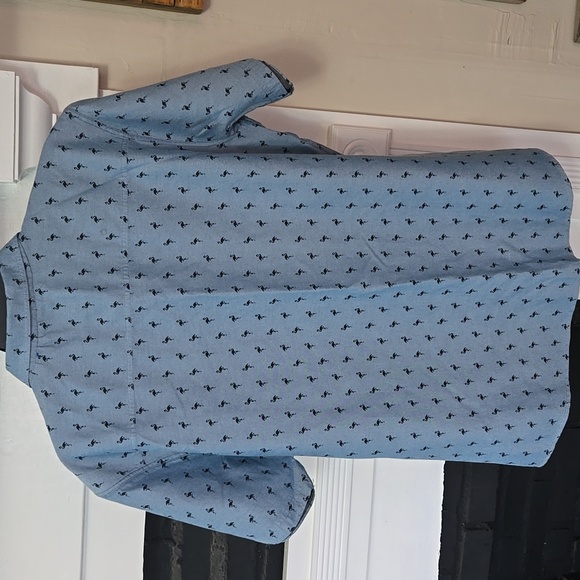 FREE PLANET Blue Flamingo Shirt - Picture 9 of 9